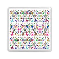 Birds Fish Flowers Floral Star Blue White Sexy Animals Beauty Rainbow Pink Purple Blue Green Orange Memory Card Reader (square)  by Mariart