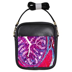 Histology Inc Histo Logistics Incorporated Masson s Trichrome Three Colour Staining Girls Sling Bags by Mariart