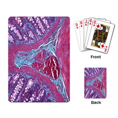 Natural Stone Red Blue Space Explore Medical Illustration Alternative Playing Card by Mariart