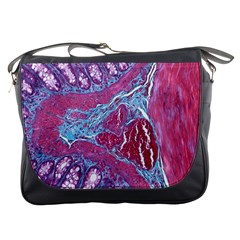 Natural Stone Red Blue Space Explore Medical Illustration Alternative Messenger Bags by Mariart