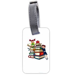 Back To School Luggage Tags (one Side)  by Valentinaart