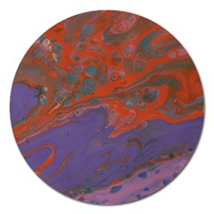  Purple Rain Img 1744 Magnet 5  (round) by friedlanderWann