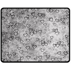 Heart Pattern Fleece Blanket (medium)  by ValentinaDesign