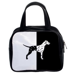 Dalmatian Dog Classic Handbags (2 Sides) by Valentinaart