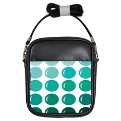 Bubbel Balloon Shades Teal Girls Sling Bags by Mariart