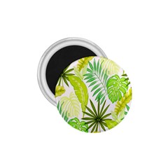 Amazon Forest Natural Green Yellow Leaf 1 75  Magnets by Mariart