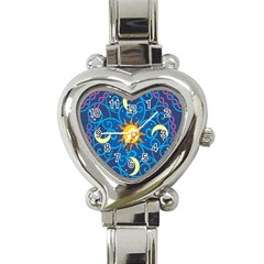 Sun Moon Star Space Vector Clipart Heart Italian Charm Watch by Mariart