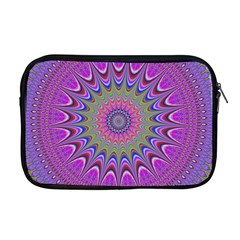 Art Mandala Design Ornament Flower Apple Macbook Pro 17  Zipper Case by BangZart