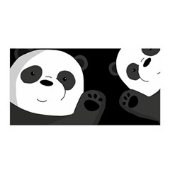 Cute Pandas Satin Wrap by Valentinaart