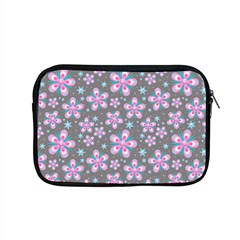 Seamless Pattern Purple Girly Floral Pattern Apple Macbook Pro 15  Zipper Case by paulaoliveiradesign