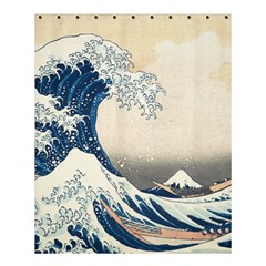 The Classic Japanese Great Wave Off Kanagawa By Hokusai Shower Curtain 60  X 72  (medium)  by PodArtist