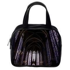 Sainte Chapelle Paris Stained Glass Classic Handbags (one Side) by Nexatart