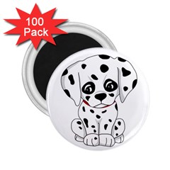 Cute Dalmatian Puppy  2 25  Magnets (100 Pack) 