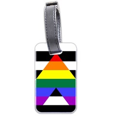 Straight Ally Flag Luggage Tags (two Sides) by Valentinaart