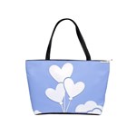 Clouds Sky Air Balloons Heart Blue Shoulder Handbags