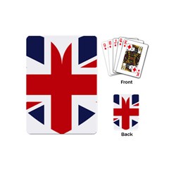 Uk Flag United Kingdom Playing Cards (mini)  by Nexatart