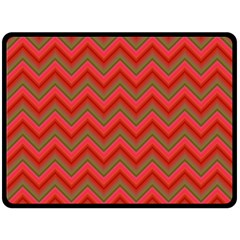 Background Retro Red Zigzag Fleece Blanket (large)  by Nexatart