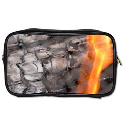 Fireplace Flame Burn Firewood Toiletries Bags