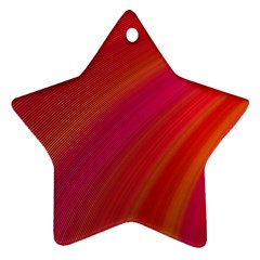 Abstract Red Background Fractal Ornament (star)