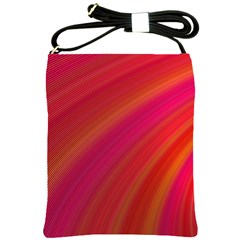 Abstract Red Background Fractal Shoulder Sling Bags by Nexatart