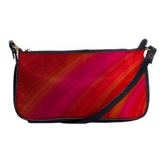 Abstract Red Background Fractal Shoulder Clutch Bags