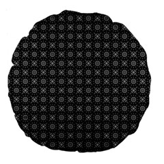 Kaleidoscope Seamless Pattern Large 18  Premium Flano Round Cushions