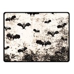 Vintage Halloween Bat pattern Fleece Blanket (Small) 50 x40  Blanket Front