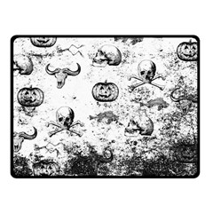 Vintage Halloween Pattern Fleece Blanket (small) by Valentinaart