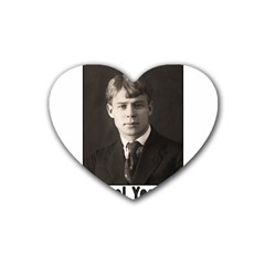 Sergei Yesenin Heart Coaster (4 Pack)  by Valentinaart