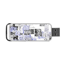 Abstract Art Portable Usb Flash (two Sides) by ValentinaDesign