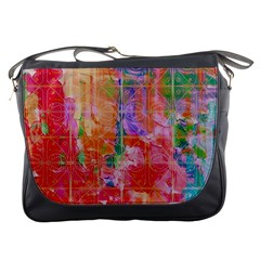 Colorful Watercolors Pattern                            Messenger Bag by LalyLauraFLM