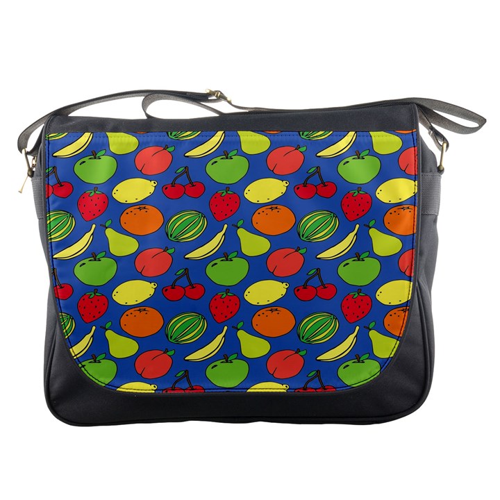 Fruit Melon Cherry Apple Strawberry Banana Apple Messenger Bags