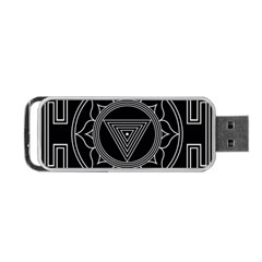 Kali Yantra Inverted Portable Usb Flash (two Sides) by Mariart