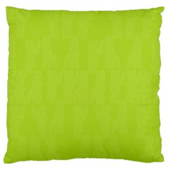Line Green Large Flano Cushion Case (two Sides) by Mariart