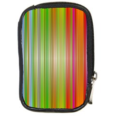 Rainbow Stripes Vertical Colorful Bright Compact Camera Cases