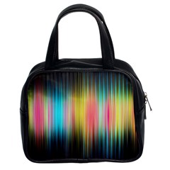 Sound Colors Rainbow Line Vertical Space Classic Handbags (2 Sides) by Mariart