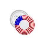 Stars Stripes Circle Red Blue 1.75  Buttons