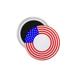 Stars Stripes Circle Red Blue 1.75  Magnets