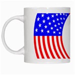 Stars Stripes Circle Red Blue White Mugs