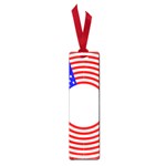 Stars Stripes Circle Red Blue Small Book Marks