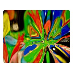 Acrobat Wormhole Transmitter Monument Socialist Reality Rainbow Double Sided Flano Blanket (large)  by Mariart