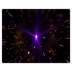 Animation Plasma Ball Going Hot Explode Bigbang Supernova Stars Shining Light Space Universe Zooming Double Sided Flano Blanket (medium)  by Mariart