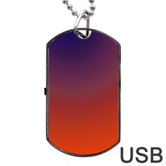 Course Colorful Pattern Abstract Dog Tag Usb Flash (two Sides) by Nexatart