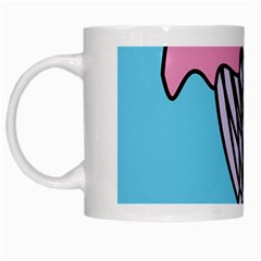 Jellyfish Cute Illustration Cartoon White Mugs by Nexatart