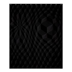 Pattern Dark Black Texture Background Shower Curtain 60  X 72  (medium) 