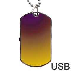 Course Colorful Pattern Abstract Dog Tag Usb Flash (two Sides) by Nexatart