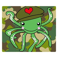 Octopus Army Ocean Marine Sea Double Sided Flano Blanket (small)  by Nexatart