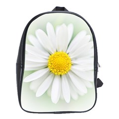 Art Daisy Flower Art Flower Deco School Bag (large) by Nexatart