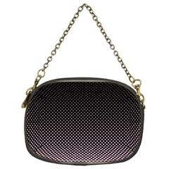 Halftone Background Pattern Black Chain Purses (two Sides)  by Nexatart