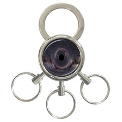 Black Hole Blue Space Galaxy Star 3-ring Key Chains by Mariart